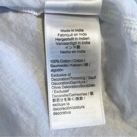 J. Crew Flutter Sleeve Voile Mini Dress in White Large - Picture 10 of 12